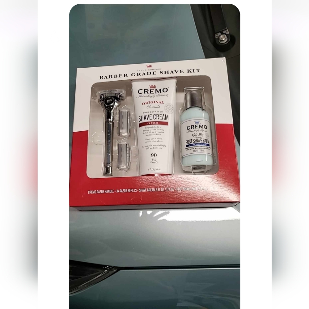 Barber grade shave kit